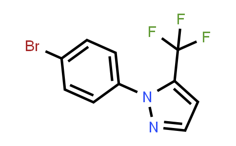 CAS No. 1249598-93-3, 1-(4-bromophenyl)-5-(trifluoromethyl)pyrazole