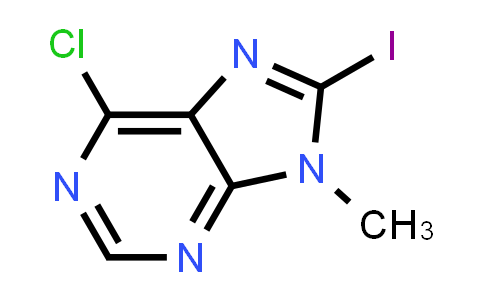 CAS No. 932731-59-4, 6-chloro-8-iodo-9-methyl-purine