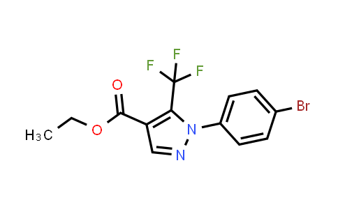 CAS No. 618070-60-3, ethyl 1-(4-bromophenyl)-5-(trifluoromethyl)pyrazole-4-carboxylate