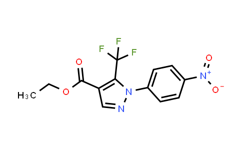 CAS No. 175137-35-6, ethyl 1-(4-nitrophenyl)-5-(trifluoromethyl)pyrazole-4-carboxylate