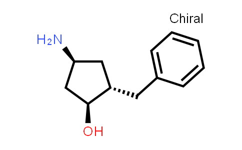 CAS No. 2171106-70-8, (1S,2S,4S)-4-amino-2-benzyl-cyclopentanol