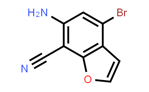 CAS No. 2638502-56-2, 6-amino-4-bromo-benzofuran-7-carbonitrile