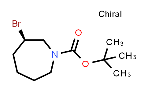 CAS No. 2377338-56-0, tert-butyl (3R)-3-bromoazepane-1-carboxylate