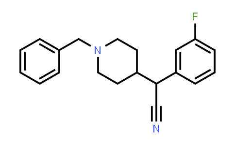 CAS No. 1823865-72-0, 2-(1-benzyl-4-piperidyl)-2-(3-fluorophenyl)acetonitrile