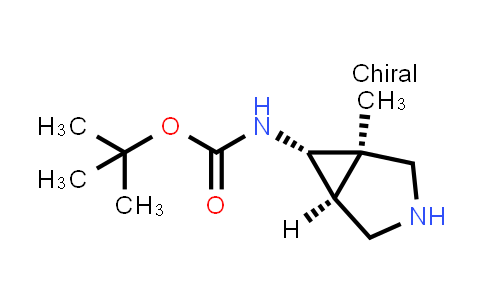 CAS No. 2456272-51-6, tert-butyl N-[rel-(1R,5S,6S)-1-methyl-3-azabicyclo[3.1.0]hexan-6-yl]carbamate