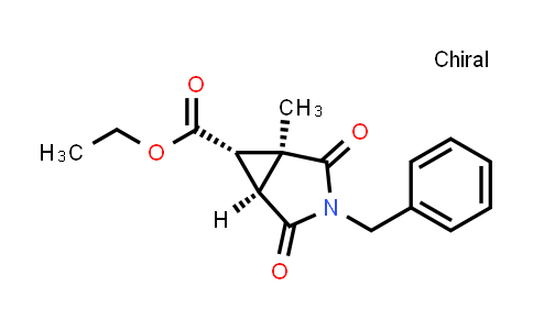 MC586136 | 2456272-43-6 | ethyl rel-(1S,5S,6S)-3-benzyl-1-methyl-2,4-dioxo-3-azabicyclo[3.1.0]hexane-6-carboxylate