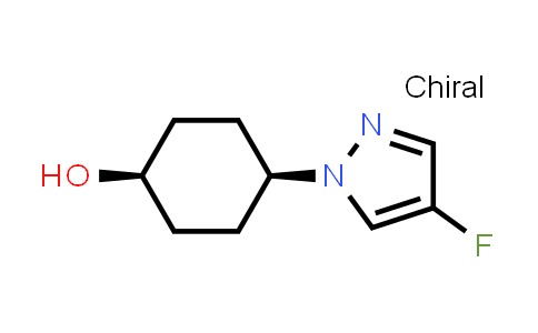 CAS No. 2629163-53-5, cis-4-(4-fluoropyrazol-1-yl)cyclohexanol