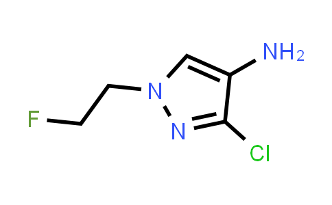 CAS No. 2636135-17-4, 3-chloro-1-(2-fluoroethyl)pyrazol-4-amine