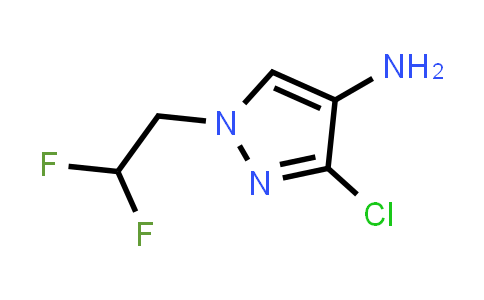 CAS No. 2636135-19-6, 3-chloro-1-(2,2-difluoroethyl)pyrazol-4-amine