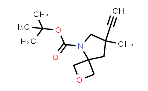 CAS No. 2607831-16-1, tert-butyl 7-ethynyl-7-methyl-2-oxa-5-azaspiro[3.4]octane-5-carboxylate
