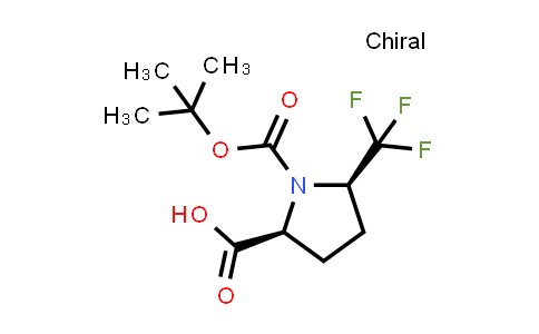 CAS No. 2450298-36-7, cis-1-tert-butoxycarbonyl-5-(trifluoromethyl)pyrrolidine-2-carboxylic acid