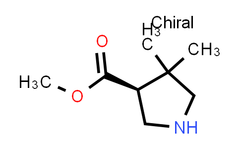 CAS No. 2639370-88-8, methyl (3S)-4,4-dimethylpyrrolidine-3-carboxylate