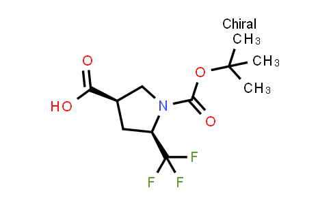 CAS No. 2639391-87-8, (3R,5R)-1-tert-butoxycarbonyl-5-(trifluoromethyl)pyrrolidine-3-carboxylic acid