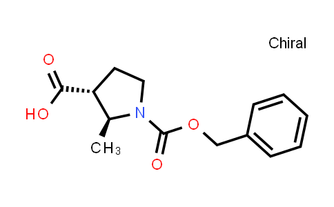 CAS No. 2639392-42-8, (2S,3R)-1-benzyloxycarbonyl-2-methyl-pyrrolidine-3-carboxylic acid