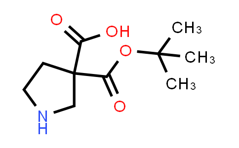 CAS No. 2639455-97-1, 3-tert-butoxycarbonylpyrrolidine-3-carboxylic acid