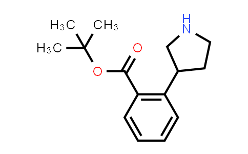 CAS No. 2639458-54-9, tert-butyl 2-pyrrolidin-3-ylbenzoate