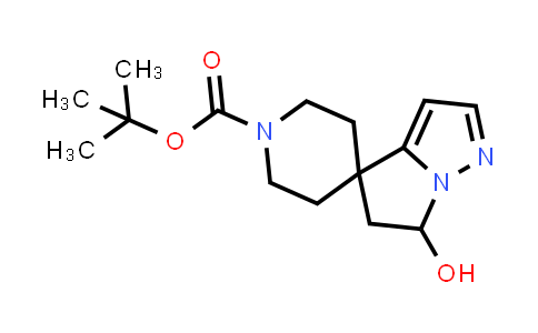 CAS No. 2413983-00-1, tert-butyl 6-hydroxyspiro[5,6-dihydropyrrolo[1,2-b]pyrazole-4,4'-piperidine]-1'-carboxylate