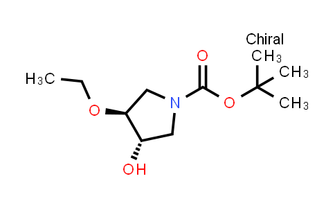 CAS No. 2325666-09-7, tert-butyl (3S,4S)-3-ethoxy-4-hydroxy-pyrrolidine-1-carboxylate