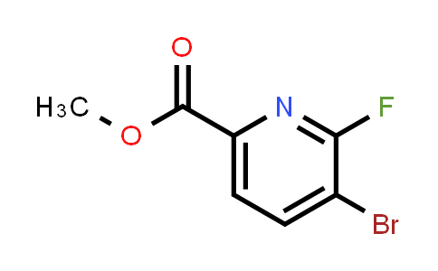 CAS No. 1214336-44-3, methyl 5-bromo-6-fluoro-pyridine-2-carboxylate