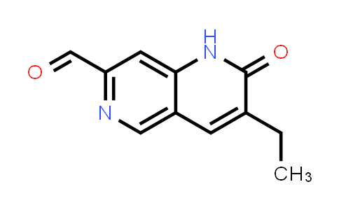 CAS No. 2589531-35-9, 3-ethyl-2-oxo-1H-1,6-naphthyridine-7-carbaldehyde