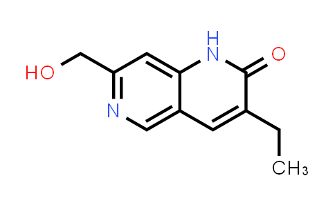CAS No. 2589531-38-2, 3-ethyl-7-(hydroxymethyl)-1H-1,6-naphthyridin-2-one