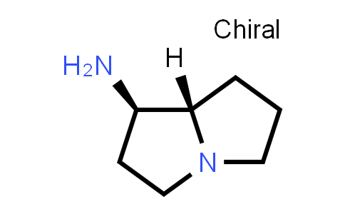CAS No. 66393-06-4, (1R,8S)-2,3,5,6,7,8-hexahydro-1H-pyrrolizin-1-amine