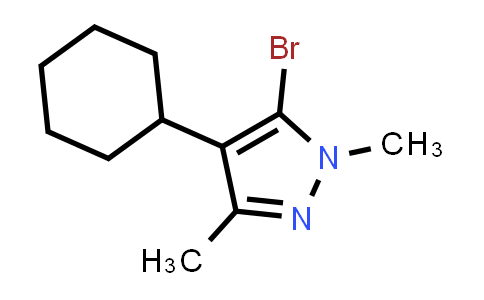 CAS No. 2007162-41-4, 5-bromo-4-cyclohexyl-1,3-dimethyl-pyrazole
