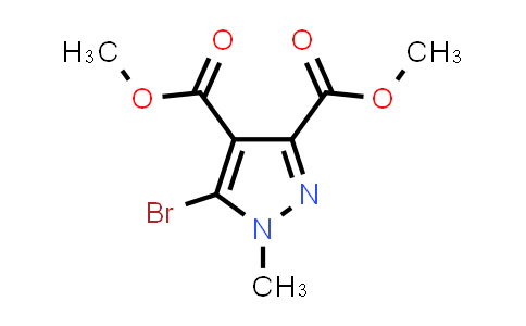 CAS No. 54367-75-8, dimethyl 5-bromo-1-methyl-pyrazole-3,4-dicarboxylate
