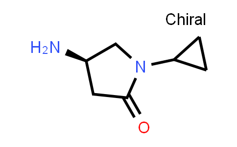 CAS No. 1820675-86-2, (4R)-4-amino-1-cyclopropyl-pyrrolidin-2-one