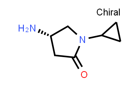 CAS No. 1820675-87-3, (4S)-4-amino-1-cyclopropyl-pyrrolidin-2-one