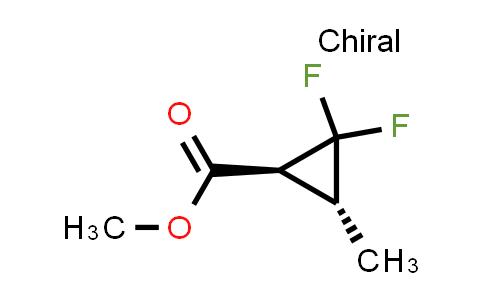 CAS No. 2247657-23-2, methyl trans-2,2-difluoro-3-methyl-cyclopropanecarboxylate