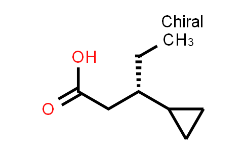 CAS No. 2374291-10-6, (3S)-3-cyclopropylpentanoic acid