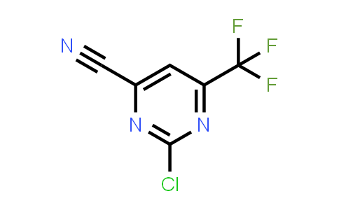 CAS No. 1353101-61-7, 2-chloro-6-(trifluoromethyl)pyrimidine-4-carbonitrile