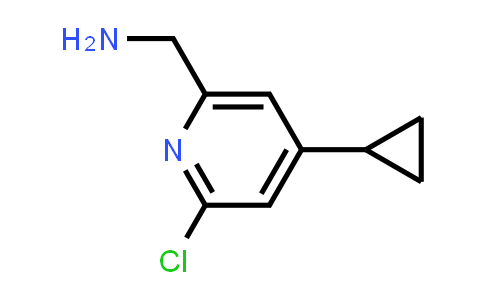 CAS No. 2239306-39-7, (6-chloro-4-cyclopropyl-2-pyridyl)methanamine