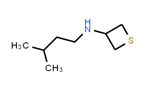 CAS No. 1516779-13-7, N-(3-methylbutyl)thietan-3-amine