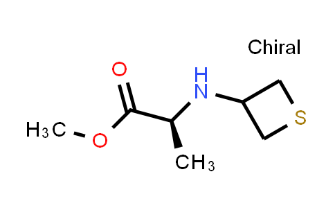 CAS No. 1846715-95-4, methyl (2S)-2-[(thietan-3-yl)amino]propanoate