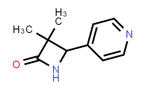 CAS No. 180181-64-0, 3,3-dimethyl-4-(pyridin-4-yl)azetidin-2-one