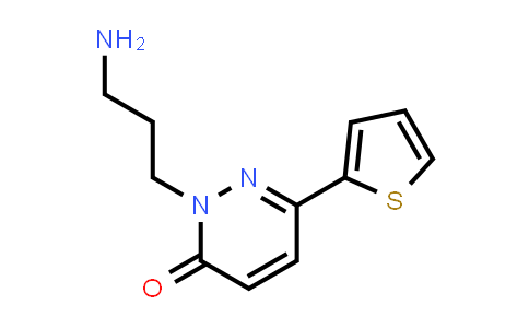 CAS No. 1181312-73-1, 2-(3-aminopropyl)-6-(thiophen-2-yl)-2,3-dihydropyridazin-3-one