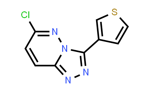 CAS No. 1152551-96-6, 6-chloro-3-(thiophen-3-yl)-[1,2,4]triazolo[4,3-b]pyridazine
