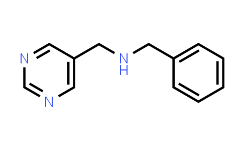 CAS No. 1341460-36-3, benzyl[(pyrimidin-5-yl)methyl]amine
