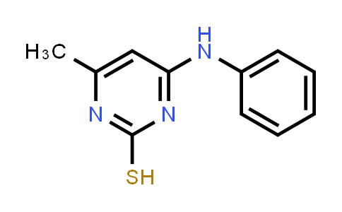 CAS No. 321975-16-0, 4-methyl-6-(phenylamino)pyrimidine-2-thiol