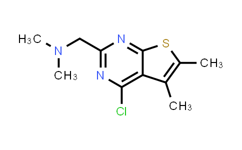 CAS No. 885459-50-7, ({4-chloro-5,6-dimethylthieno[2,3-d]pyrimidin-2-yl}methyl)dimethylamine