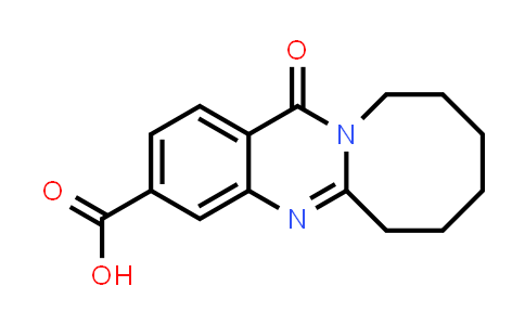 CAS No. 863669-62-9, 13-oxo-6H,7H,8H,9H,10H,11H,13H-azocino[2,1-b]quinazoline-3-carboxylic acid
