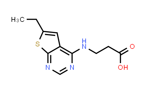 CAS No. 690702-08-0, 3-({6-ethylthieno[2,3-d]pyrimidin-4-yl}amino)propanoic acid