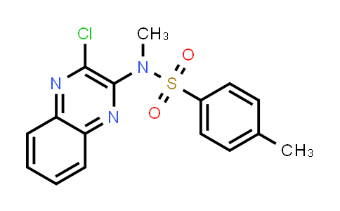 CAS No. 166271-39-2, N-(3-chloroquinoxalin-2-yl)-N,4-dimethylbenzene-1-sulfonamide