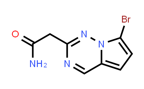 CAS No. 2092681-35-9, 2-{7-bromopyrrolo[2,1-f][1,2,4]triazin-2-yl}acetamide