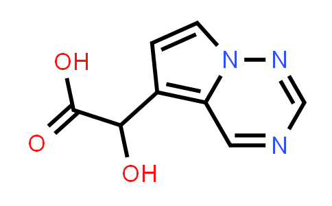 CAS No. 1781575-45-8, 2-hydroxy-2-{pyrrolo[2,1-f][1,2,4]triazin-5-yl}acetic acid
