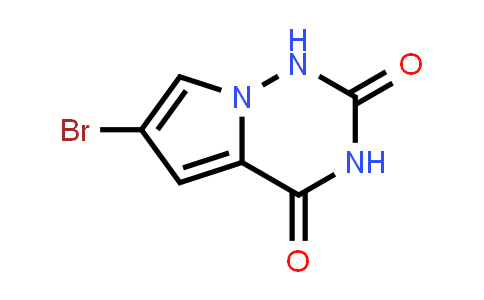 CAS No. 1201784-90-8, 6-bromo-1H,2H,3H,4H-pyrrolo[2,1-f][1,2,4]triazine-2,4-dione