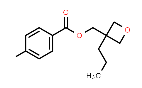CAS No. 118546-18-2, (3-propyloxetan-3-yl)methyl 4-iodobenzoate