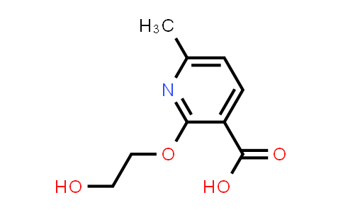 CAS No. 1343004-29-4, 2-(2-hydroxyethoxy)-6-methylpyridine-3-carboxylic acid